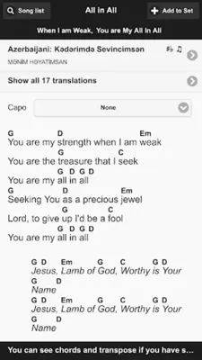 Worship Leader android App screenshot 4